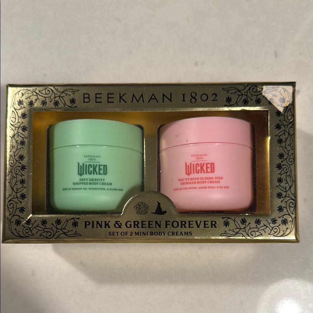 Beekman 1802 Pink & Green Mini Body Creams